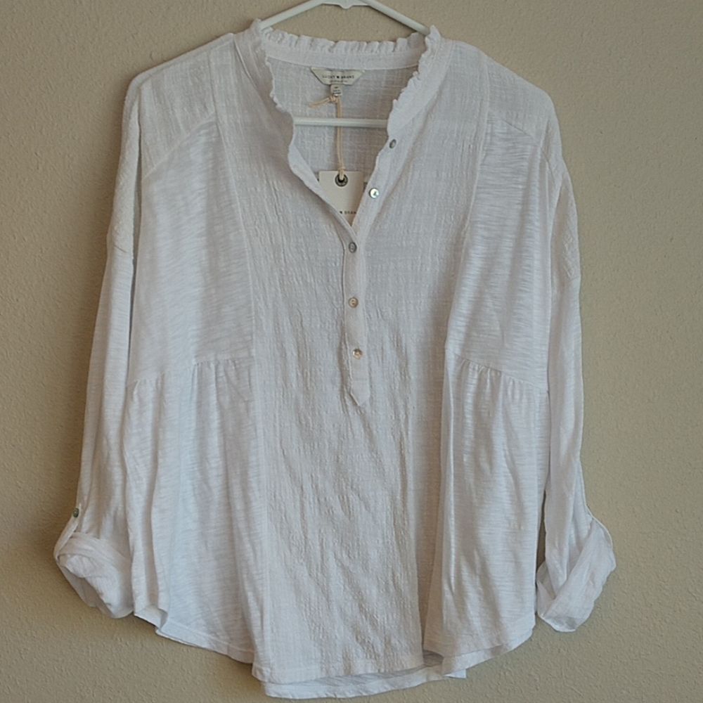 White Linen Top